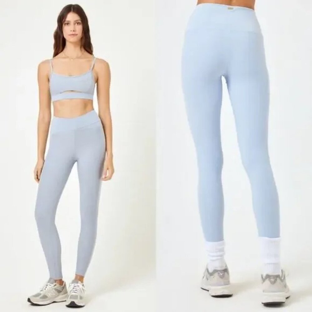 NWT L*SPACE Mercer Leggings in Haze Mist Blue Size Small